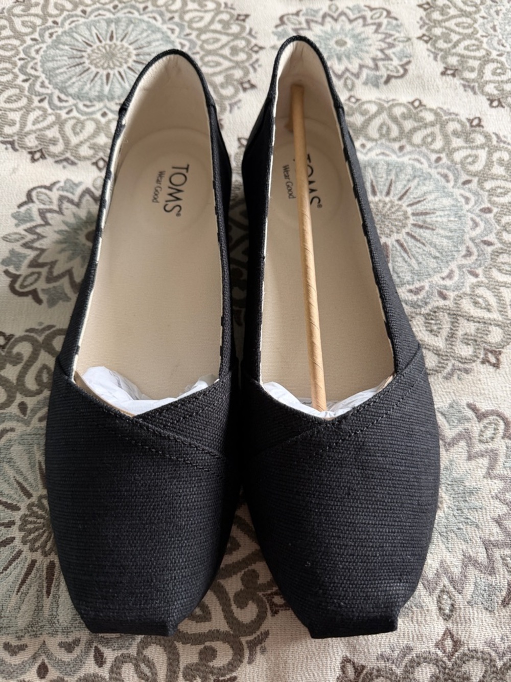 TOMS Alpargata Shoe Box - Teal & Kraft